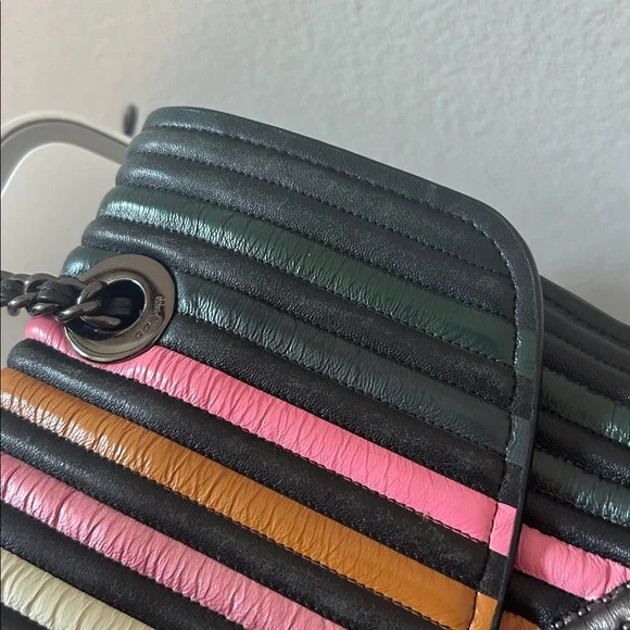 Coach Multicolored Stripe Bag - Picture 12 of 12